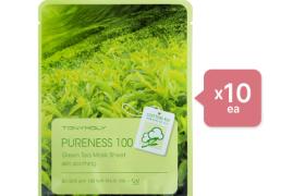 TONYMOLY - Set Feuille de masque Pureness 100 - Green Tea (10ea) Set