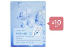 TONYMOLY - Set Feuille de masque Pureness 100 - Hyaluronic Acid...