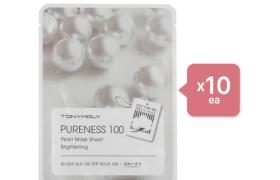 TONYMOLY - Set Feuille de masque Pureness 100 - Pearl (10ea) Set