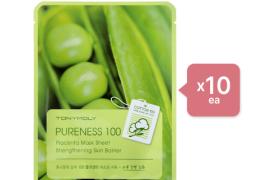 TONYMOLY - Set Feuille de masque Pureness 100 - Placenta (10ea) Set