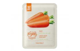 TONYMOLY - Truegreen Feuille de masque végétalien - 1pièce - Carrot
