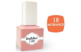 Vernis semi-permanent 18 morange Lakke' 3-step 7ML Vernis semi-permanent 18 morange Lakke' 3-step 7ML