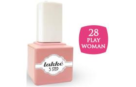 Vernis semi-permanent 28 play woman Lakke' 3-step 7ML Vernis semi-permanent 28 play woman Lakke' 3-step 7ML