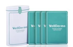 WELLDERMA - Masque apaisant pour ampoule Teatree (Boîte en étain)... WELLDERMA - Masque apaisant pour ampoule Teatree (Boîte en étain)...