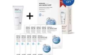 Wonjin - SOS Water Pump Mask & Cleansing Special Kit - 10ea + 80ml