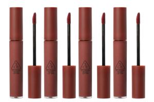 3CE / 3 CONCEPT EYES Velvet Lip Tint - Taupe (4ea) Set
