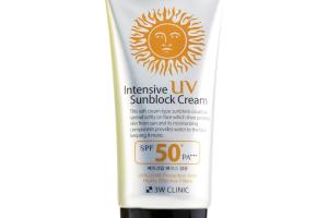 3W Clinic - Crème intensive crème solaire UV SPF50+ PA+++ - 70ml