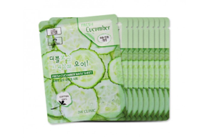 3W Clinic - Feuille de masque frais - Cucumber - 10pièce