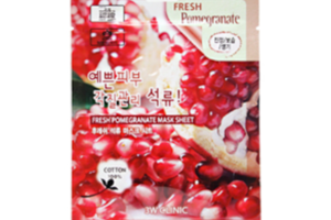 3W Clinic - Feuille de masque à la grenade fraîche - 1pièce