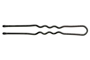 50 épingles ondulées perlées noires 4.5cm 50 épingles ondulées perlées noires 4.5cm