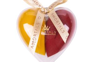 AMORTALS - Beauty Blender Set - Éponge BB Heart Shape (Yellow &...
