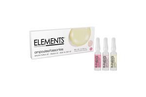 Ampoules sérum aqueux, sérum huileux, sérum éclat du teint Elements x6