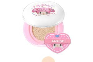 Amuse - Coussin perfecteur de peau céramique SPF40 PA++ (Édition spéciale My Melody &amp; Kuromi) - 15g - 1.5 Natural