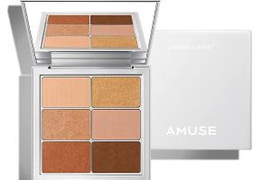 Amuse - Eye Vegan Sheer Palette - 1.6g*6 - 01 Sheer Nude
