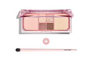 Amuse - Palette Vegan Face All - Eye shadow 0.7g*4, Blusher 5.8g,... Amuse - Palette Vegan Face All - Eye shadow 0.7g*4, Blusher 5.8g,...