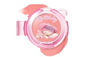Amuse - Poudre Lèvres & Joues (Édition spéciale My Melody & Kuromi) - 4g - 01 Peach Whip Amuse - Poudre Lèvres & Joues (Édition spéciale My Melody & Kuromi) - 4g - 01 Peach Whip