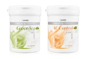Anskin Modeling Mask - (240g) - Green Tea (1ea) + AC Control (1ea) Set