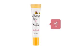 A'PIEU Honey & Milk Lip Scrub - 8ml (4ea) Set A'PIEU Honey & Milk Lip Scrub - 8ml (4ea) Set