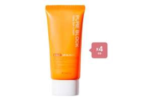 A'PIEU Set Pure Block Natural Crème Solaire Quotidienne (4ea)