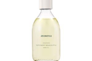 aromatica - Huile Corporelle Éveil - Menthe Poivrée &amp; Eucalyptus - 100ml