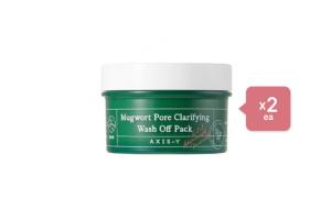 AXIS-Y - Mugwort Pore Clarifying Wash Off Pack - 100ml (2ea) Set