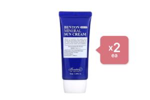 Benton - Skin Fit Mineral Sun Cream SPF50+/PA++++ - 50ml (2ea) set