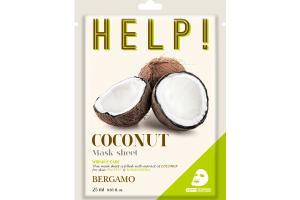 Bergamo - Aider! Paquet de masques - 1pièce - Coconut