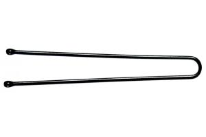 Boite 500g épingles droites perlées noires 4.5cm