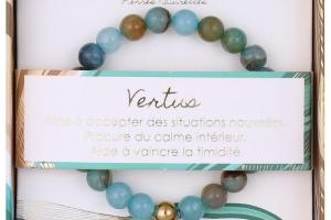 Bracelet calcédoine bleue Stella Green