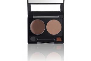 BrowFx - Boitier à poudre (Châtain Foncé) Brow Powder & Wax Duo BrowFx - Boitier à poudre (Châtain Foncé) Brow Powder & Wax Duo