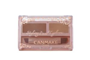 CANMAKE - Coiffage double sourcil - 1 pièce - 02 Warm Brown