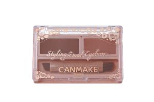 CANMAKE - Coiffage double sourcil - 1 pièce - 03 Rose Fog