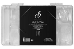 Capsules Soft Gel Tips forme Coffin Beauty Nails 500 pièces