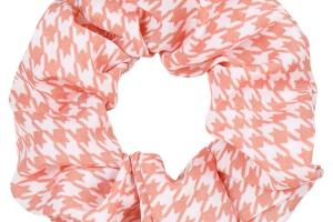 Chouchou rose et blanc Stella Green