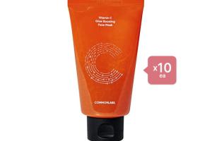 COMMONLABS Vitamin C Glow Boosting Face Mask - 120ml (10ea) Set