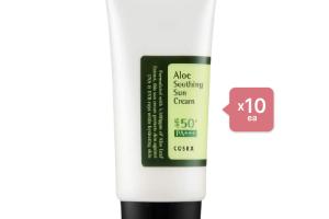 COSRX Aloe Soothing Crême solaire (10ea) Set