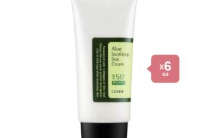 COSRX Aloe Soothing Crême solaire (6ea) Set