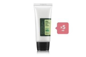 COSRX - Aloe Soothing Sun Cream SPF50+ PA+++ - 50ml (5ea) Set