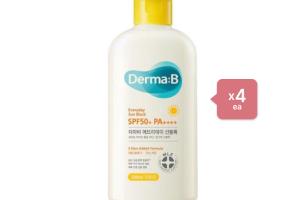 Derma:B - Everyday Sun Block SPF50+ PA++++ - 200ml (4ea) Set