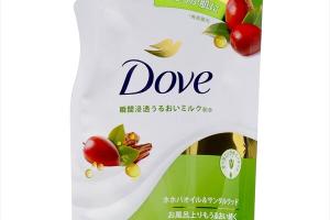 Dove Japan - Recharge de nettoyant pour le corps à l'huile de jojoba et au bois de santal - 330g