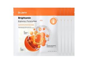 Dr. Jart+ - Masque éclaircissant et repulpant Brightamin - 5pièces
