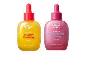 EQQUALBERRY - Vitamin Illuminating Serum - 30ml (1ea) + NAD+ Peptide Boosting Serum - 30ml (1ea) Set