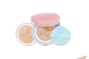 eSpoir - Coussin housse en velours Pro Tailor Be avec recharge SPF34 PA++ (version fleur de cerisier) - 13g*2ea - 22 Petal