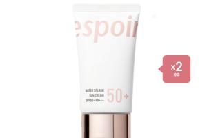 eSpoir Water Splash Sun Cream (SPF50+ PA+++) - 60ml (2ea) Set