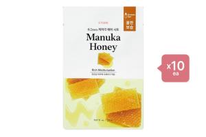 Etude House 0.2 Therapy Air Mask (New) - 1pc - Manuka Honey (10ea) Set