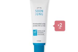 Etude House Soon Jung 10-Panthensoside Cica Balm - 50ml (2ea) Set