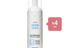Etude House - Soon Jung pH 6.5 Whip Cleanser (4ea) Set