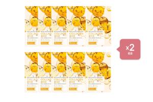 EUNYUL Natural Moisture Mask Pack - Collagène - 10pcs (2ea) Set