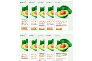EUNYUL - Pack Masque Hydratant Naturel - Avocat - 10pièces