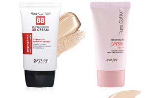 EYENLIP - Pure Cotton Perfect Cover BB Cream SPF50 + PA +++ - 30g - No. 21 Light Beige